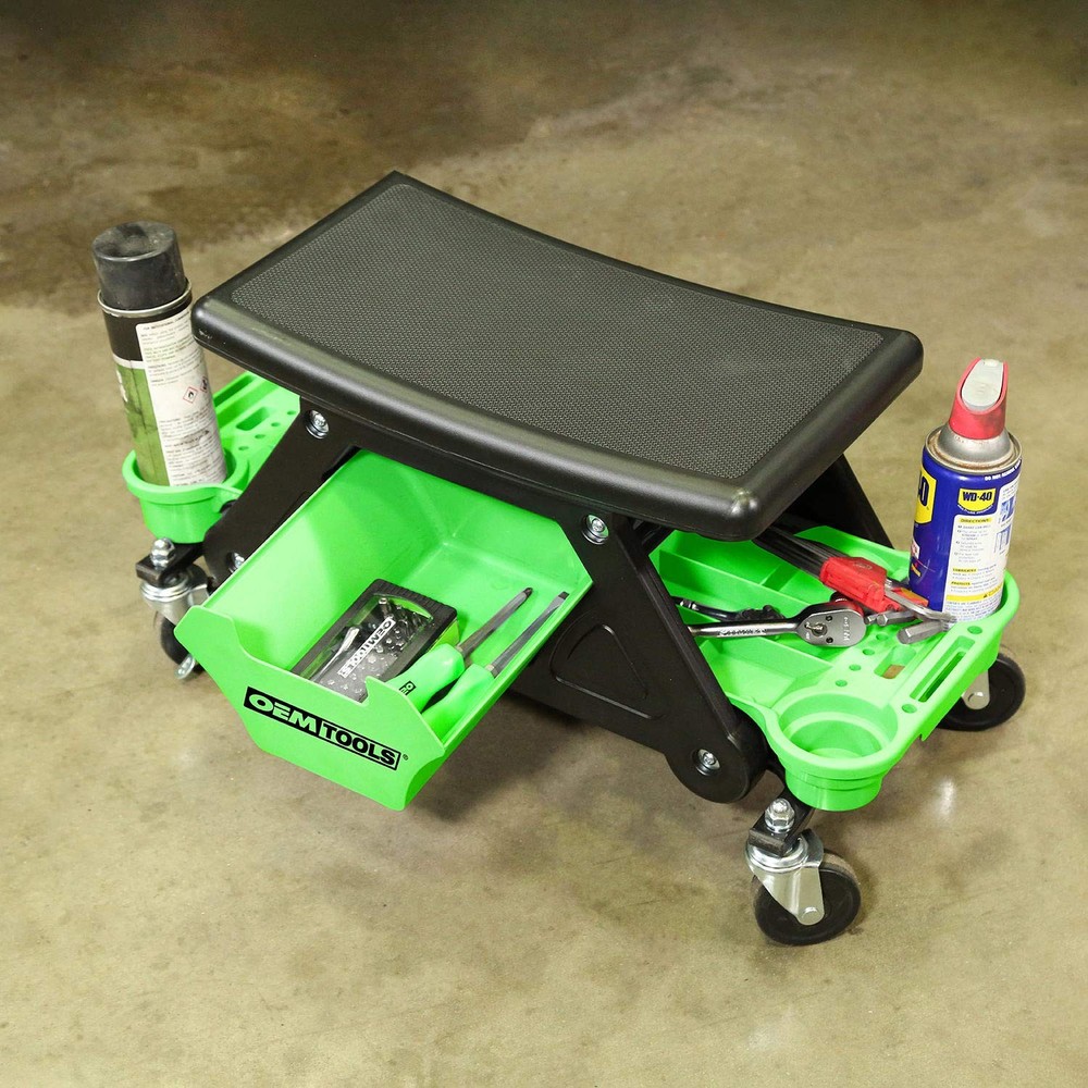 OEMTOOLS 24986 Heavy-Duty Rolling Workbench and 300 LB CAPACITY, Black
