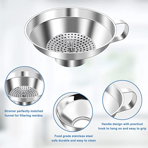 Stainless Steel Canning Funnel Set
