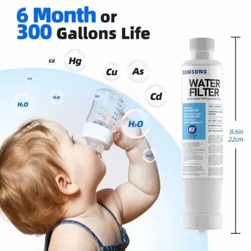 2 PACK Samsung DA29-00020B HAF-CIN/EXP Refrigerator Water Filter New Sealed