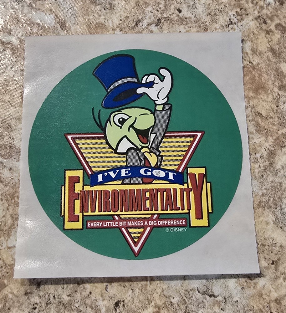 Vintage Disney Environmentality Sticker