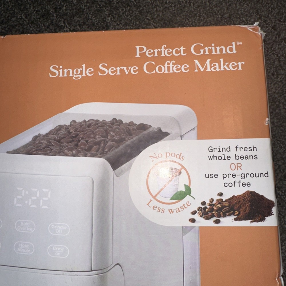 Beautiful by Drew Perfect Grind™ Programmable Single Serve Coffee Maker Works