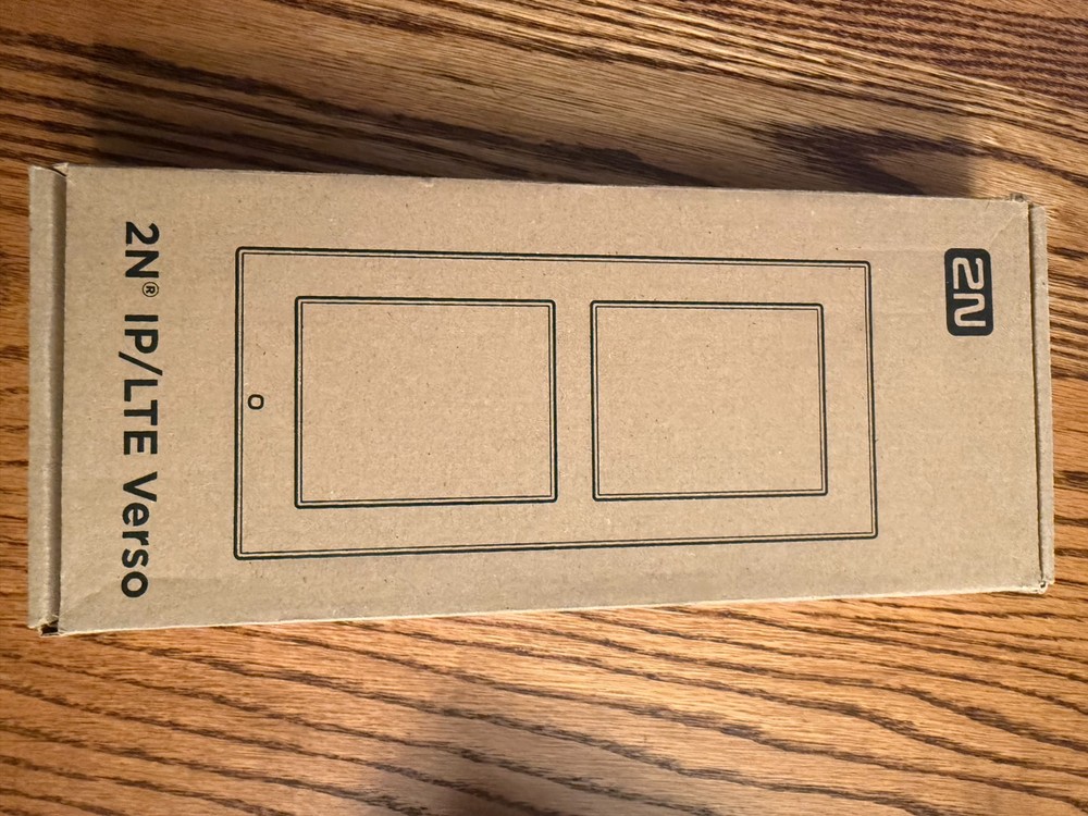 2N Surface Frame (2 Modules) Black (IP Verso)