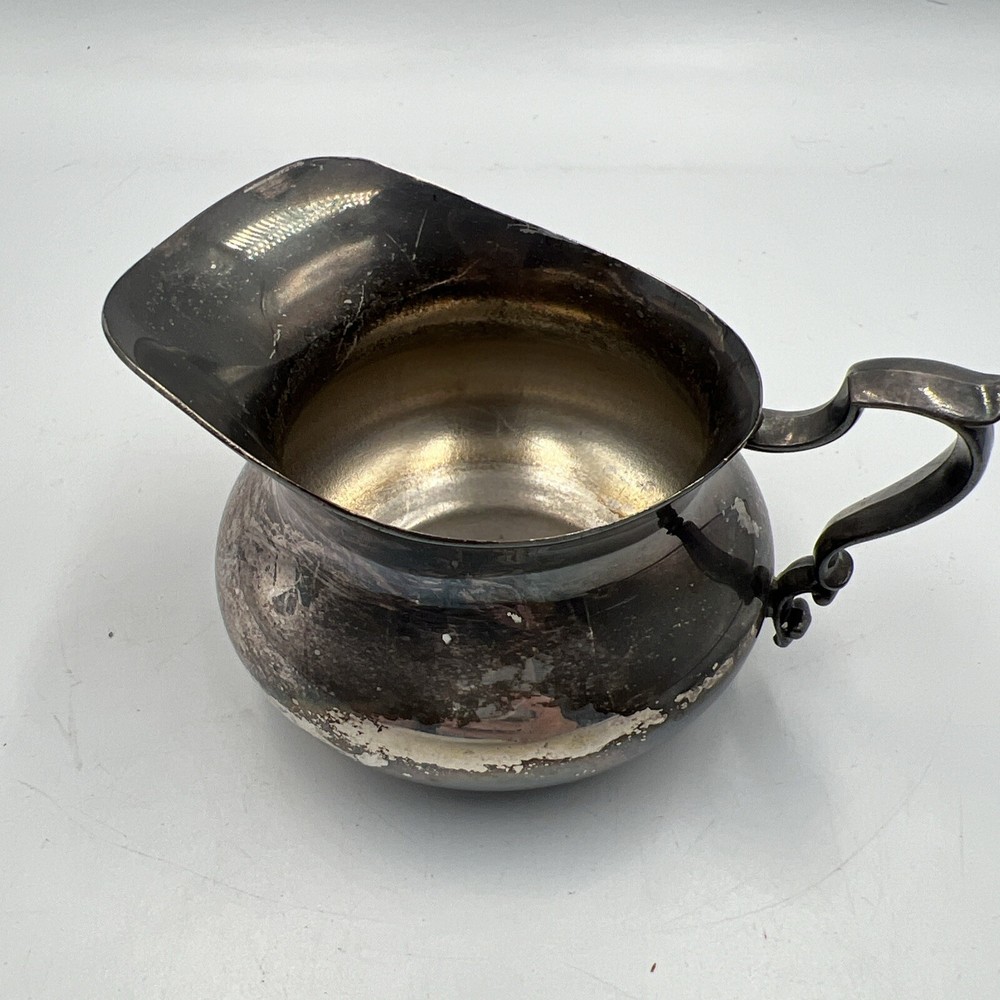 Vintage Poole Silver & Co. E.P.C. 20 Cream & Sugar Set, Silverplate