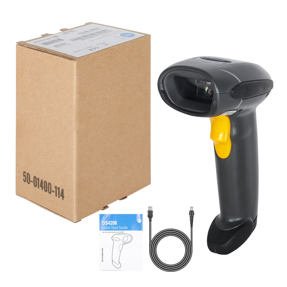 Symbol DS4208-SR00007WR Handheld Laser 1D 2D Imager Barcode Scanner Reader Wired