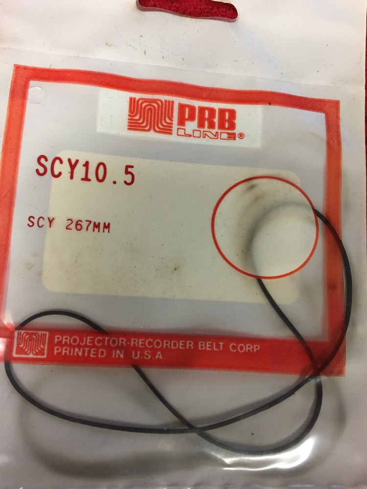 PRB  SCY10.5 Square Cut Belt for VCR, Cassette
