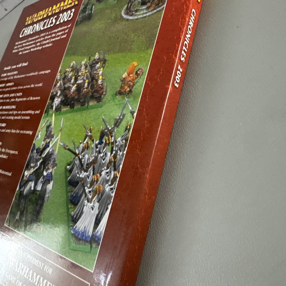 Games Workshop Warhammer Chronicles 2004 Rulebook Fantasy Codex Old World