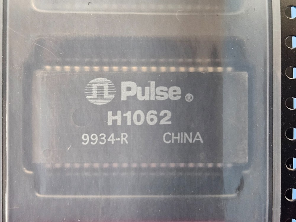 (5 PCS) H1062T PULSE Telecom Transformer 1:1 1500Vrms -0.5dB Surface Mount