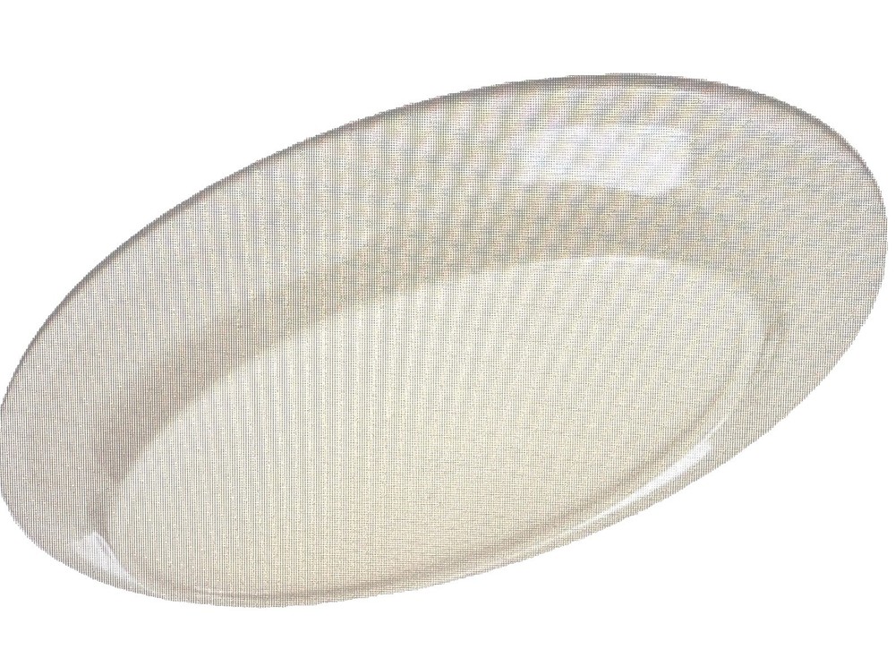 Melamine New Dinner Plate Carlisle 6pc Oval Tan Durable platters