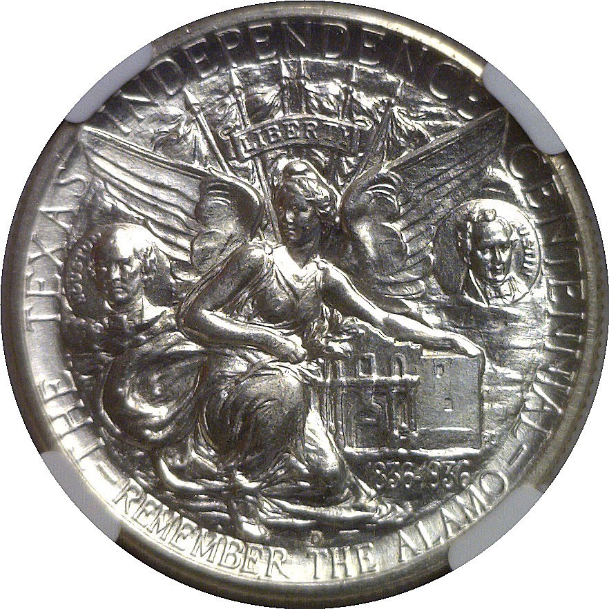 1938-D Texas Commemorative Half Dollar NGC MS-67