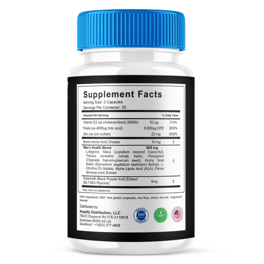 Iron Boost Pro High Performance Supplement, IronBoost (60 Capsules)