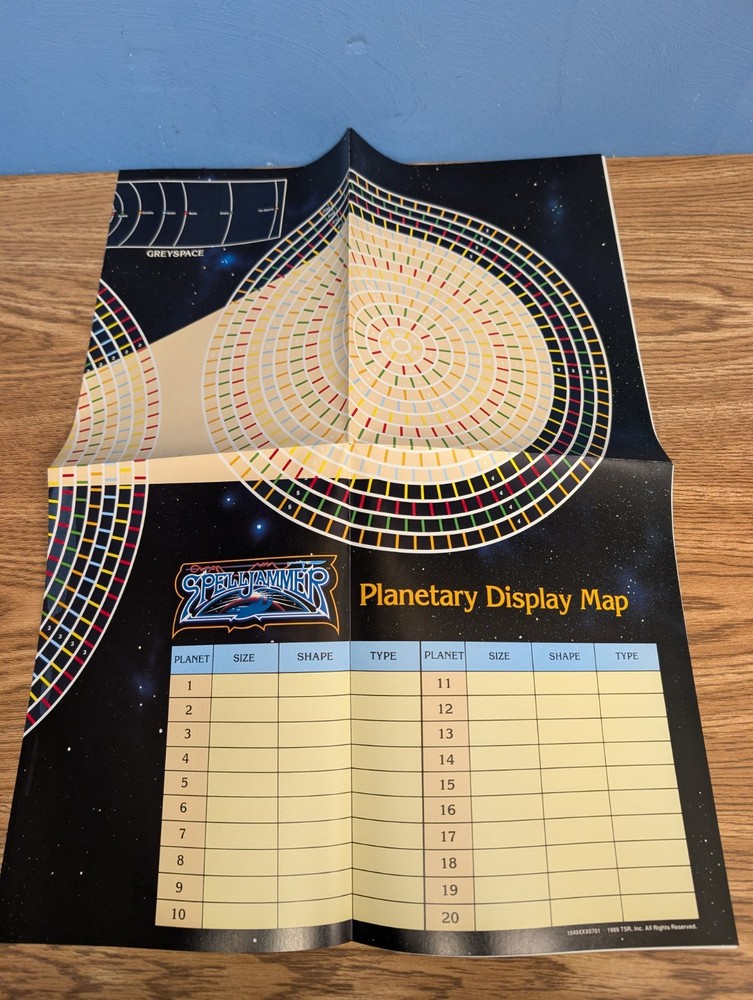 AD&D Spelljammer Box Set Complete Uncut | 1049 2nd Edition | TSR 1989