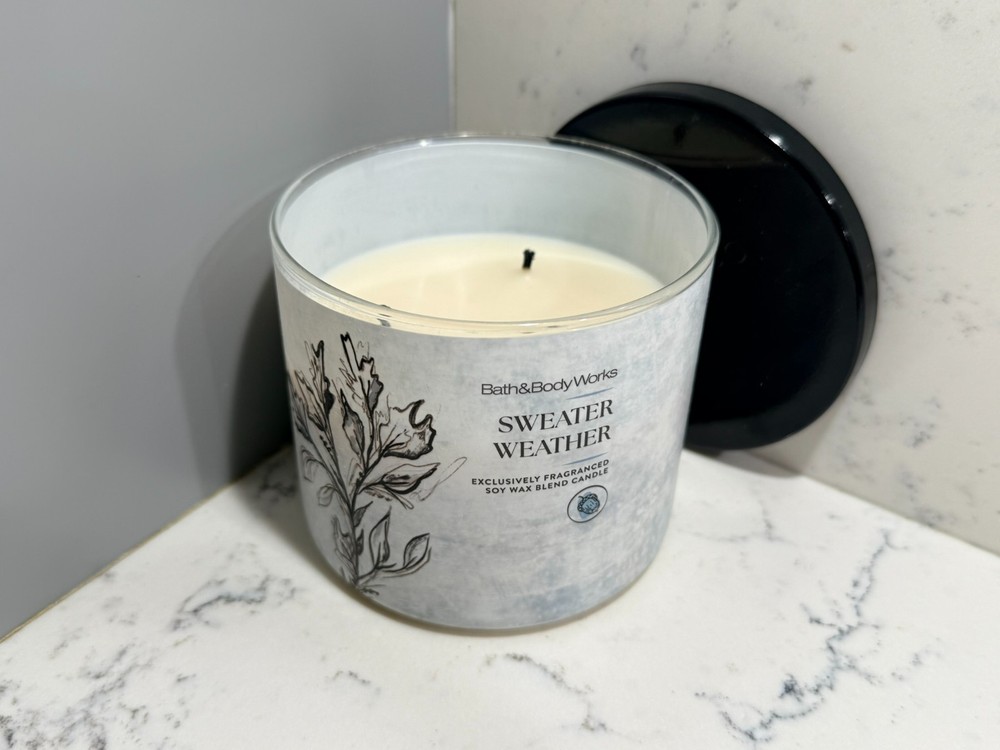 USED Bath & Body Works Fall 3-Wick Candle - Select Your Scent