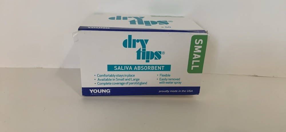 Young Innovations Saliva Absorbent Tips Small – 50/Box – New