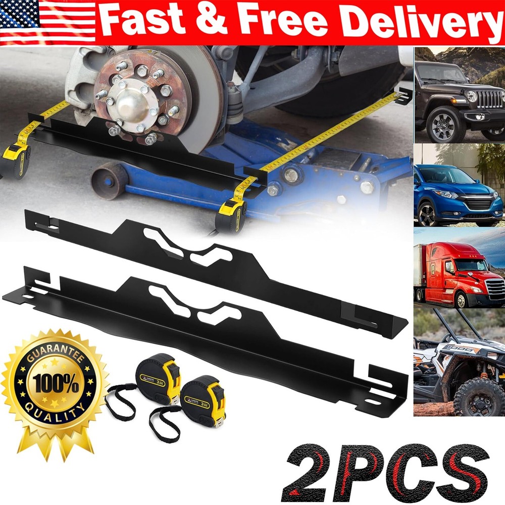 Wheel Alignment Tool Black Toe Alignment Tool Plates for Vehicles Automotive....