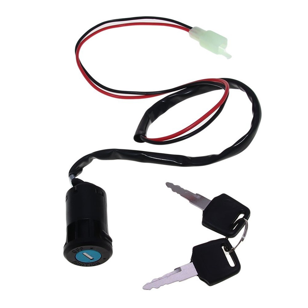 Power Lock Ignition Switch Scooter Accessories Replacement Parts 2 Wire