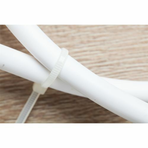 Crescent 200 x 4.6mm Natural Cable Ties - 25 Pack
