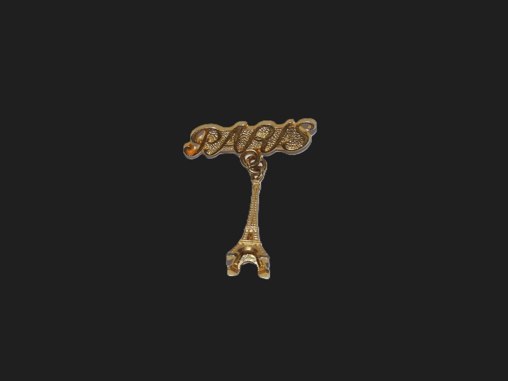 Vintage Paris Eiffel Town pin