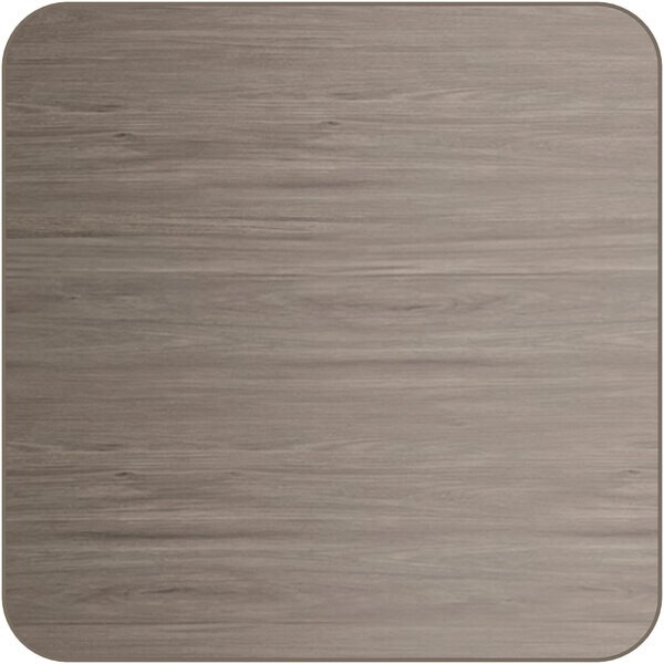 30'' Square Restaurant Table Top with Ash Laminate Top Finish