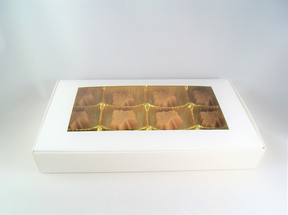 Pure Maple Candy, 12 piece Gift Box - Made only with Pure Maple Syrup