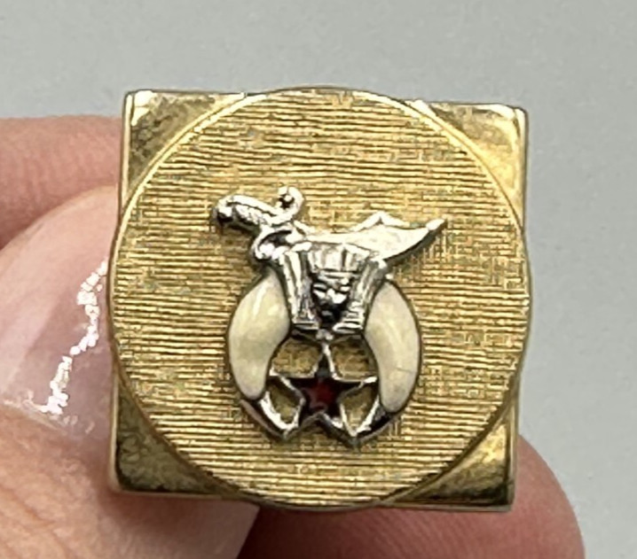 Vintage SHRINER Masonic Swank CUFFLINKS