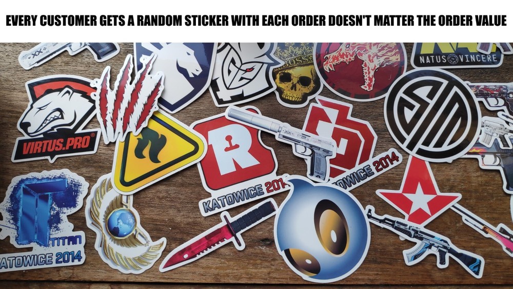 Katowice 2014 Holo Sticker Set CSGO CS Counter CS2 Strike (Holo Effect)