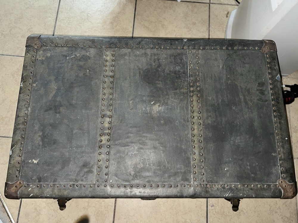 antique steamer trunk