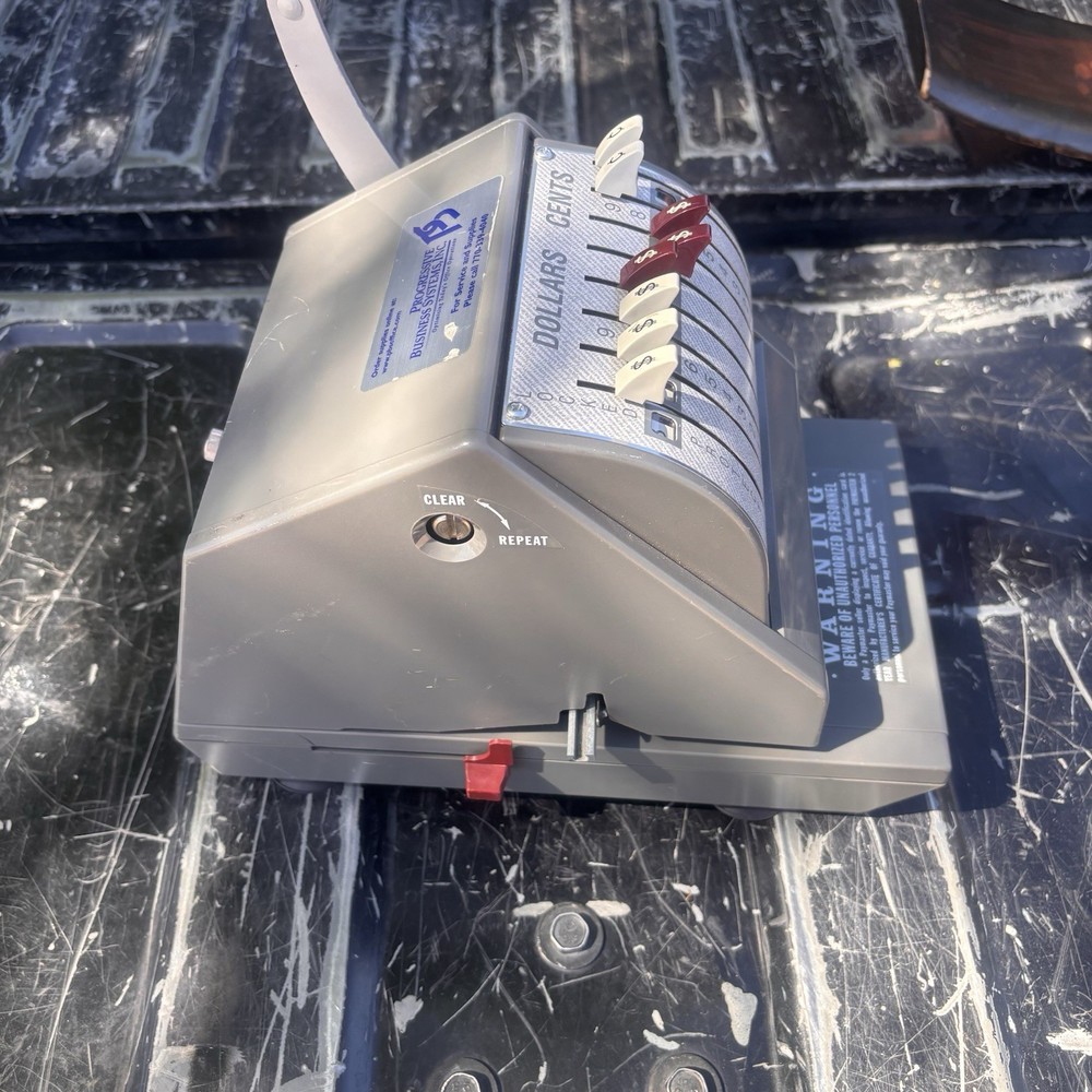 Paymaster 9000-8 Money Order Check Writer Machine