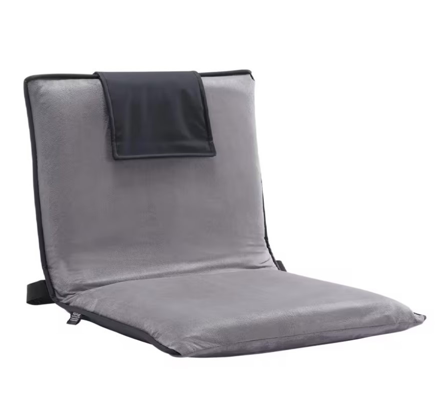 Adjustable Floor Chair 6 Position Back Support Folding Chair