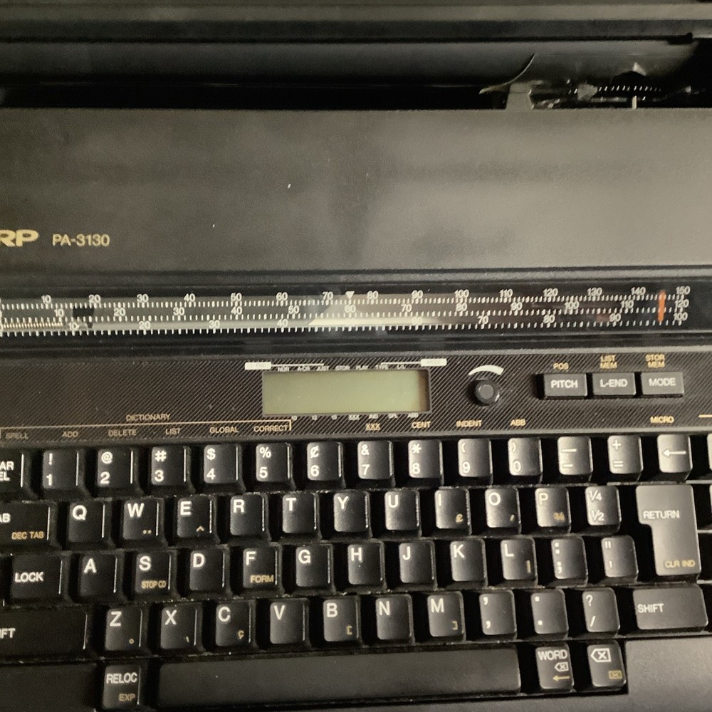 Sharp PA-3130 Portable Electronic Intelliwriter (Electric Typewriter) Tested!