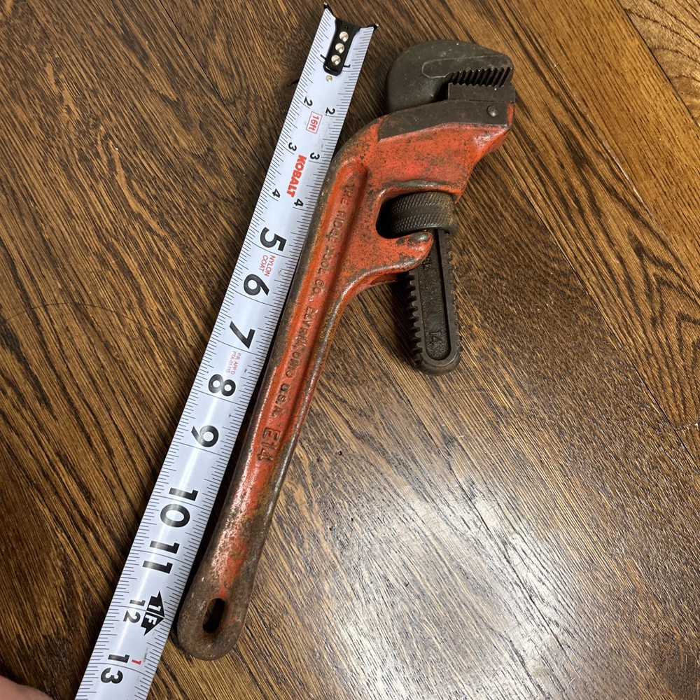 Ridgid E14 Offset Pipe Wrench Heavy Duty USA Made