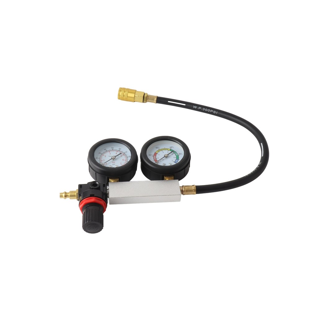 Cylinder Leak Down Tester Gasoline Engine Compression Gauge Detecting Accessory