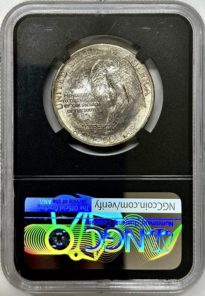 1925 STONE MOUNTAIN COMMEMORATIVE HALF DOLLAR NGC MS65