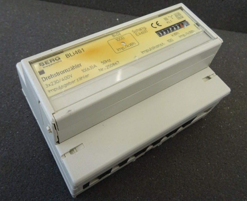 BERG three phase current meter BLi461 pulse generator meter power meter 3 ~ 3 phase 10(63)A