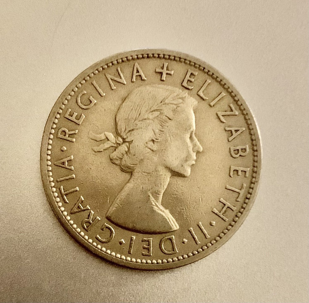 4 Different Great Britain Half Crown Coins - 1954 - 1967
