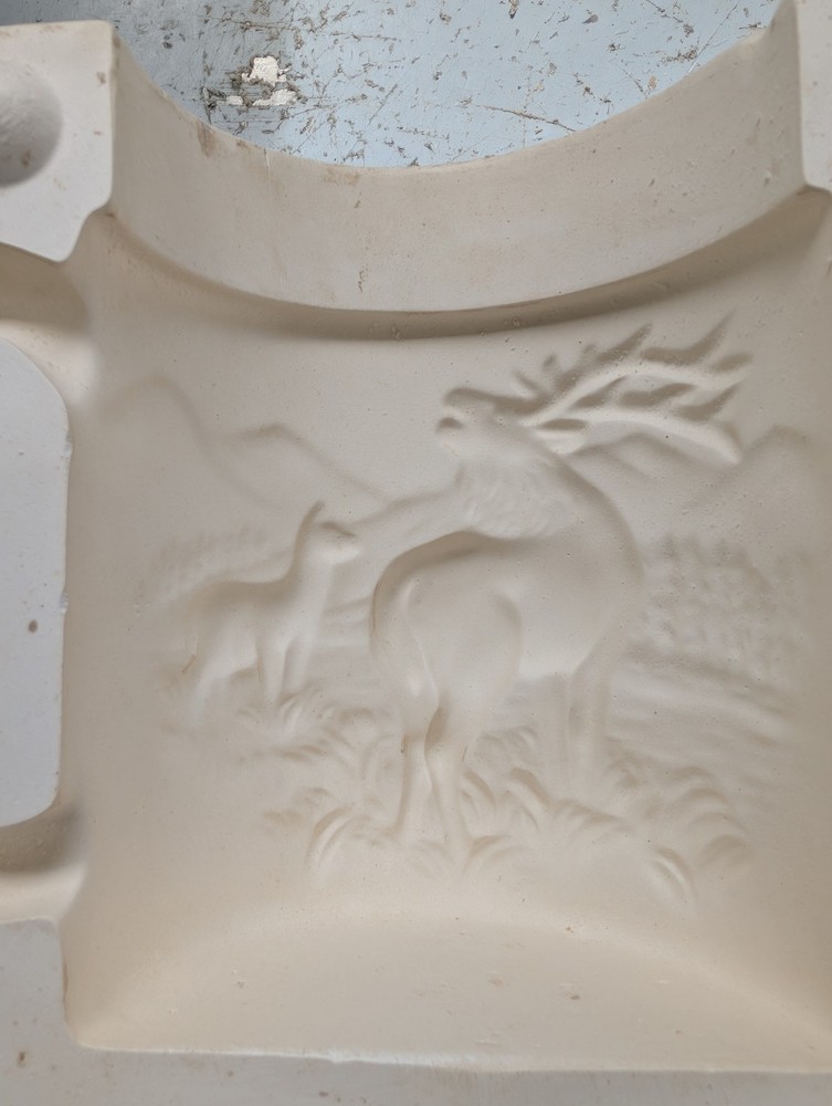 Elk Cup Mug Vintage Slip Casting Ceramic Mold