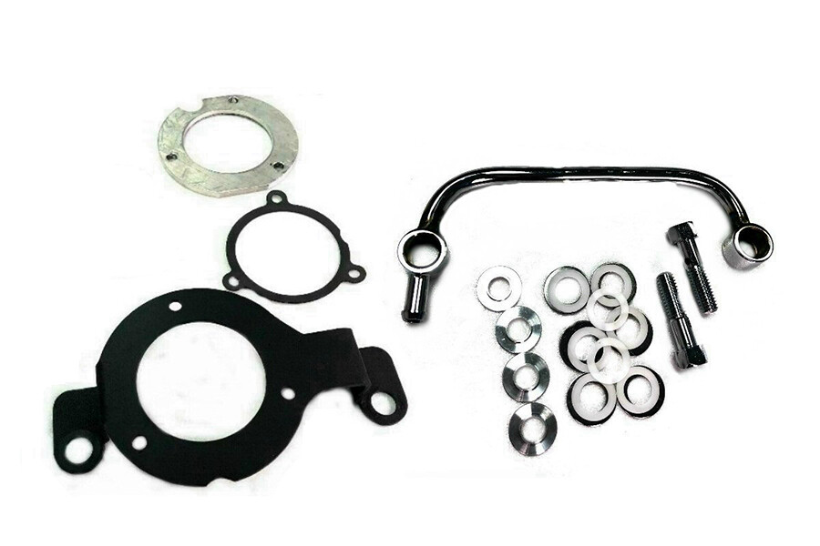 M8 EFI Air Cleaner Support Bracket Kit Black fits Harley Davidson