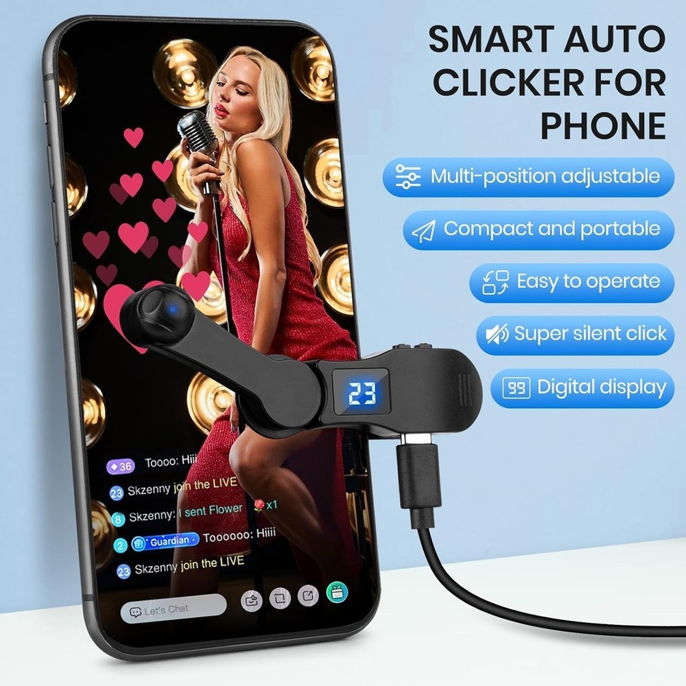 Automatic Clicker for Phone, Auto Screen Clicker, Screen Device Autom Gift