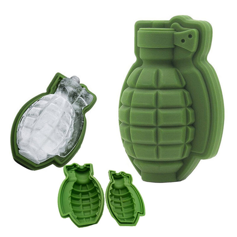 Ice Cube Cake Mold Grenade Baking Chocolate Silicone Freezer Decorating Tool