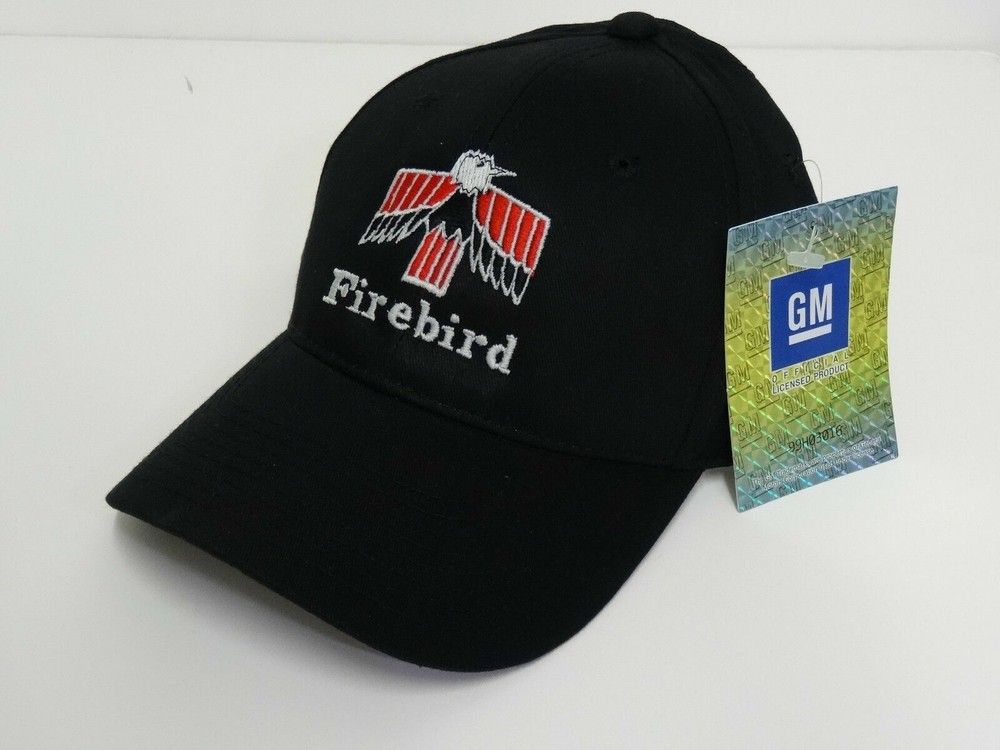 FIRST GENERATION FIREBIRD PONTIAC HAT BLACK GM LICENSED
