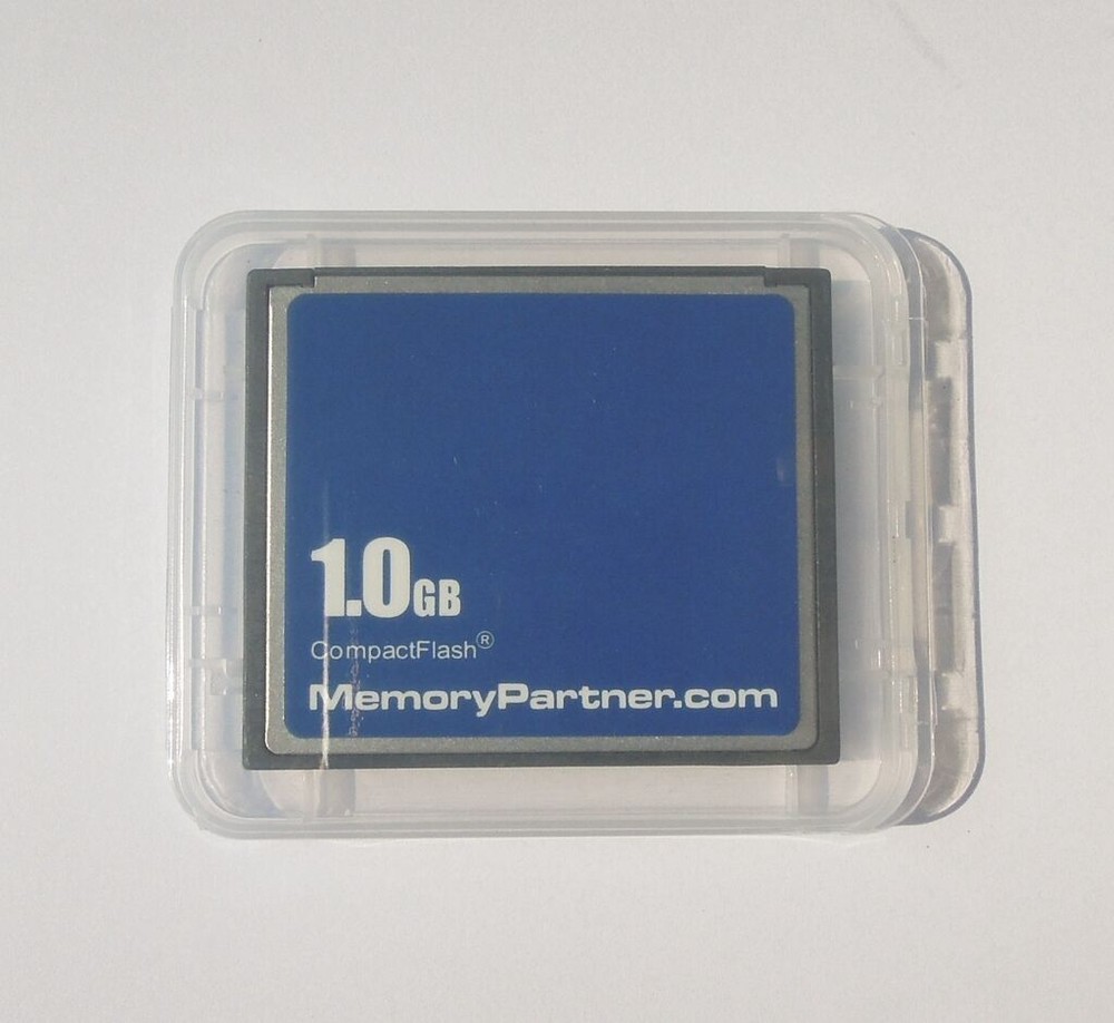 Indmem 1GB CompactFlash Standard CF Memory Card Generic OEM With Cases