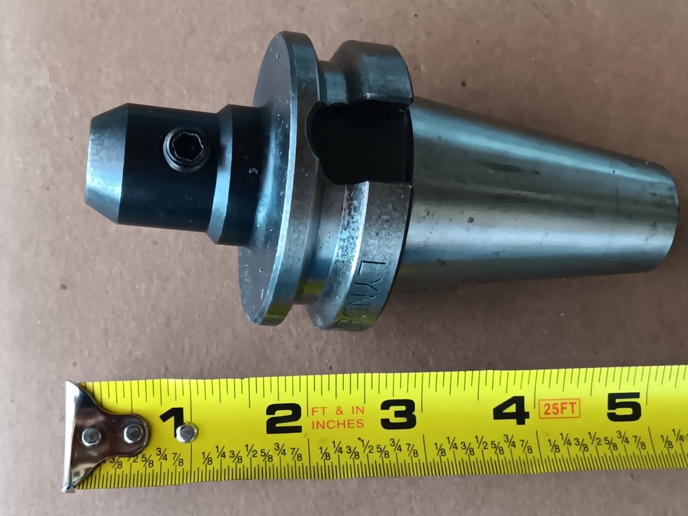 Lyndex BT40 3/8" ID Solid End Mill Tool Holder CNC Lathe Tooling .375