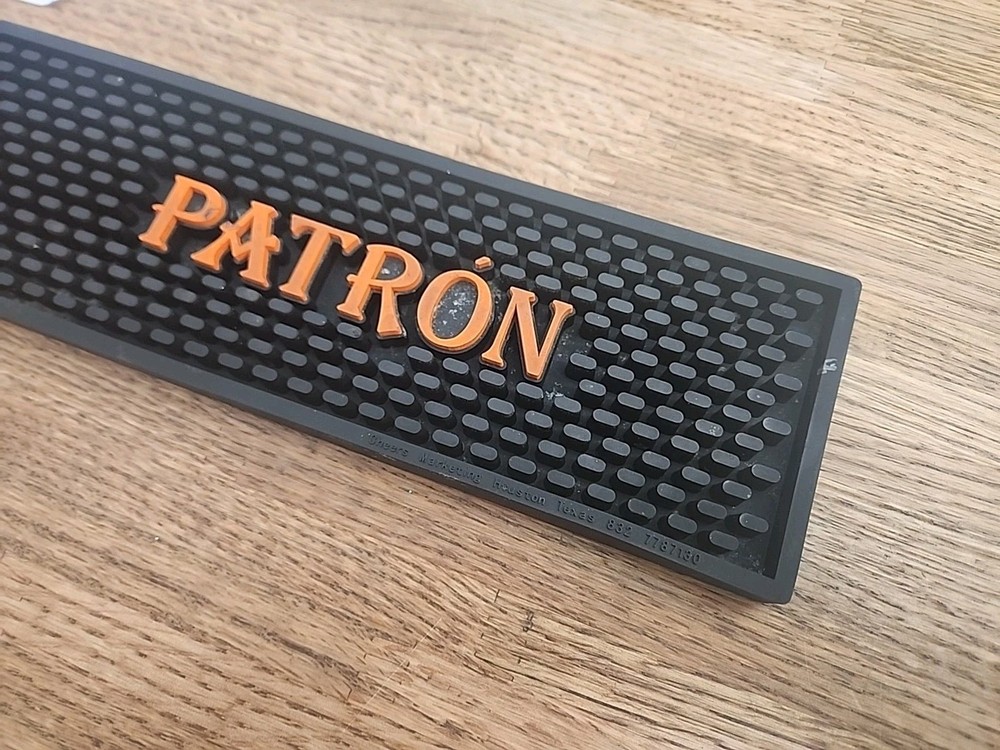 PATRON TEQUILA Rubber Bar Mat Runner Drip Mat