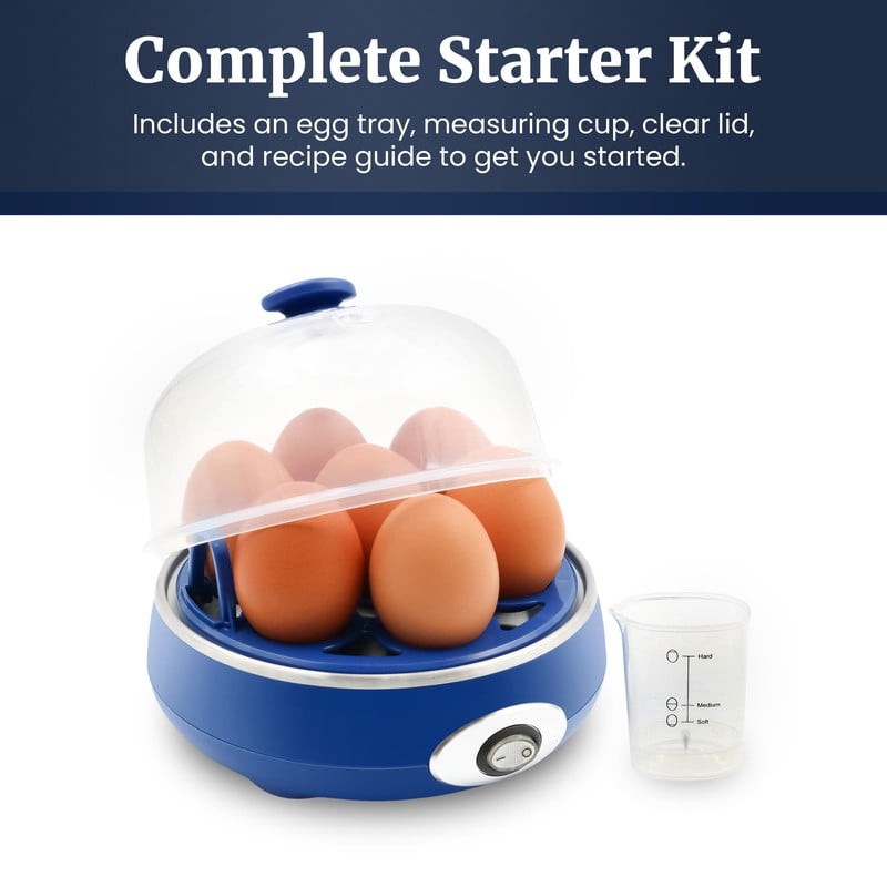Cuisine EGC235 Automatic Easy Egg Cooker, 7 Eggs