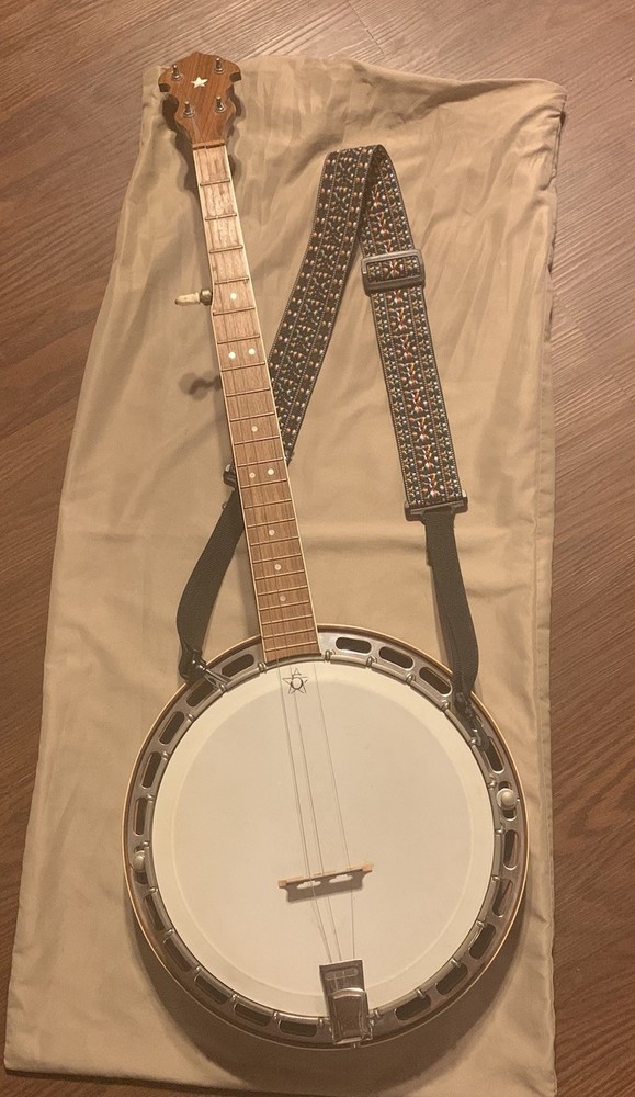 Vintage Unbranded 4 String Banjo