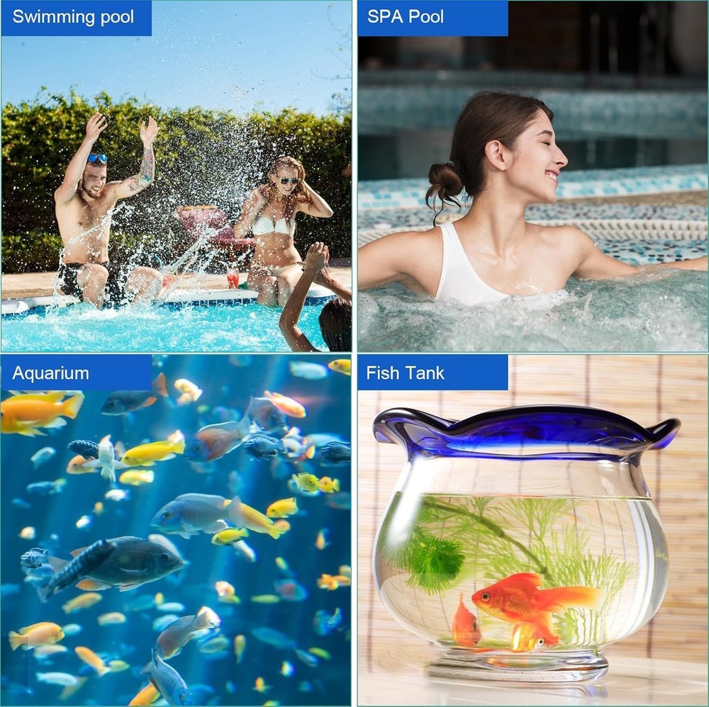Pool Strips 7-in-1 150Pcs for Pool & Spa Water Testing Kit
