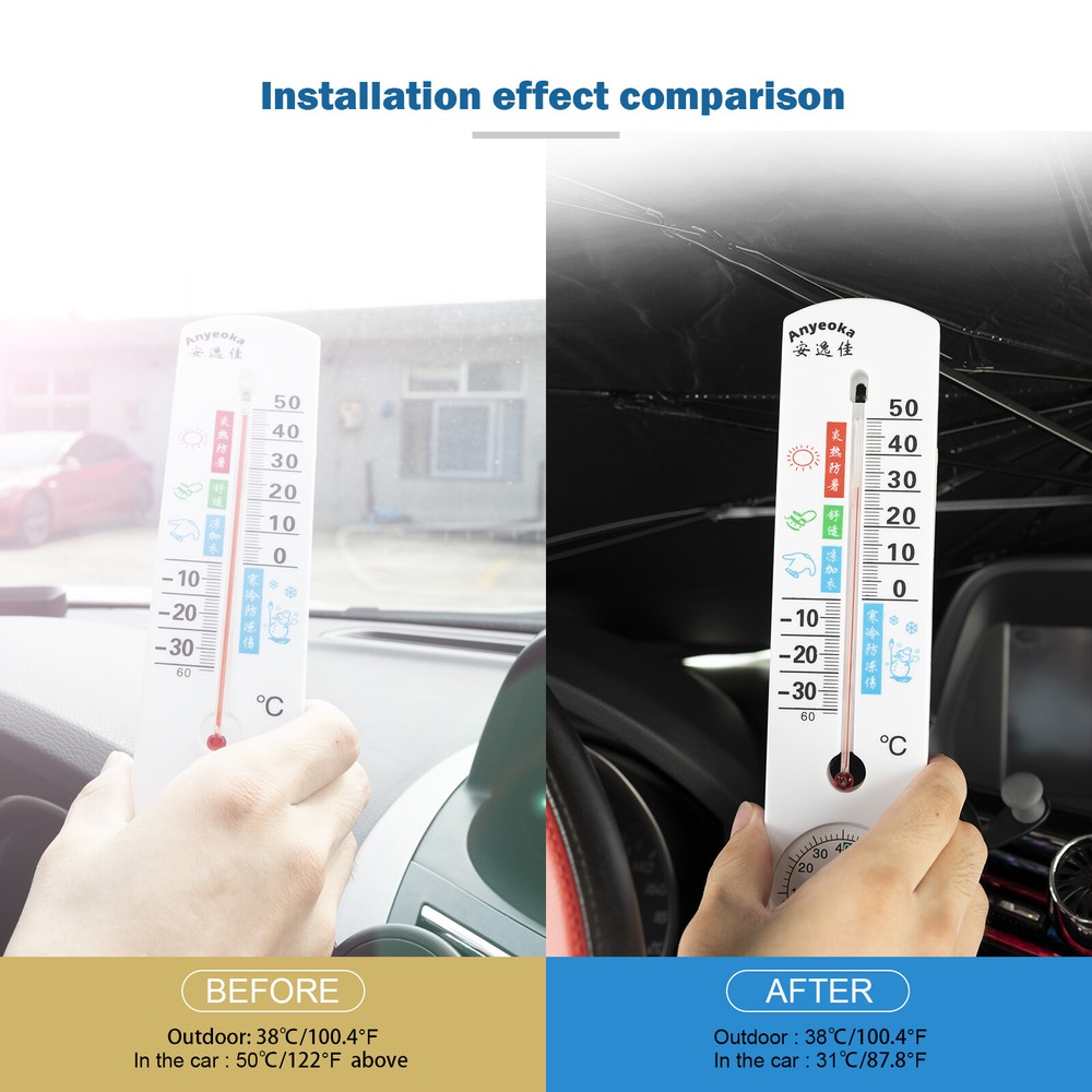 Car Windshield Sun Shade Umbrella Front Window Cover Visor Foldable UV Block