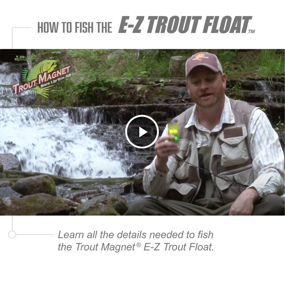 Trout Magnet E-Z Float Fishing Bobbers, Easy Depth 36 pack, Multi