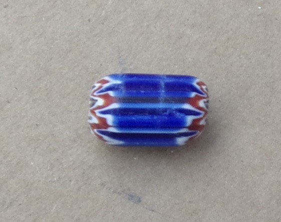 Chevron Style Glass Trade Bead 6 Layer (#3)
