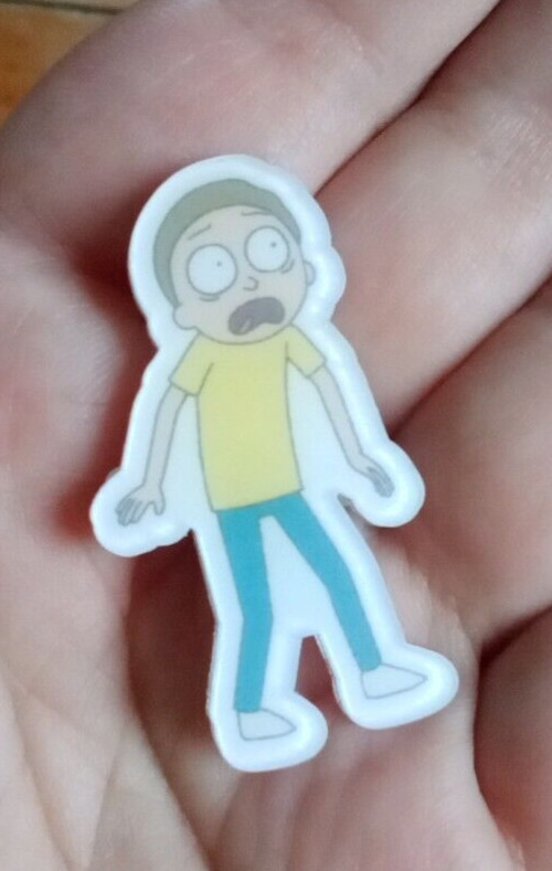 Rick And Morty Plastic MORTY SMITH Pin Button Pinback