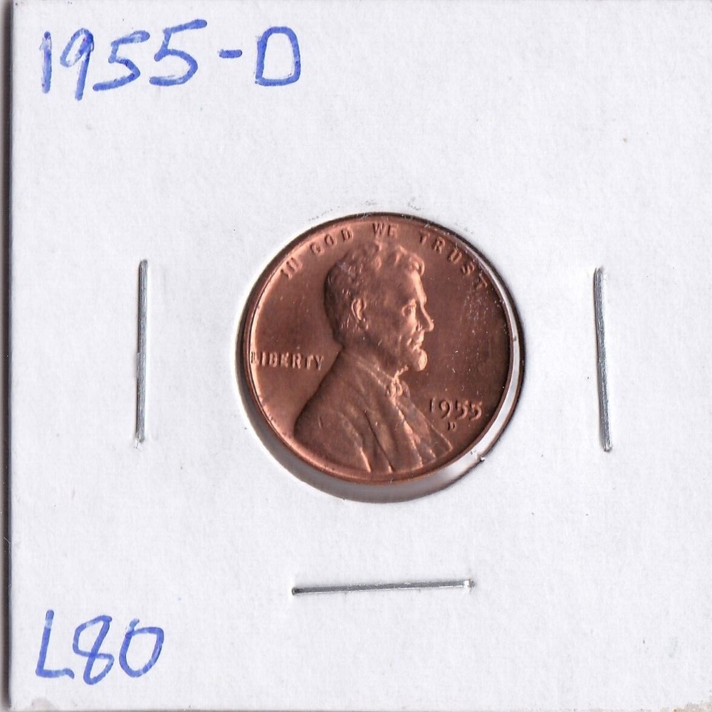 1955-D Lincoln Cent L80